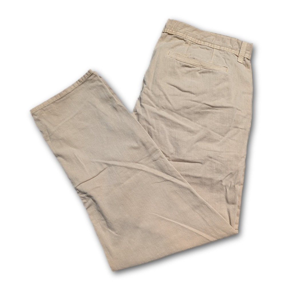 Banana Republic Athletic Fit Mens Pants Khaki Appx. 35x28 Twill Casual Business